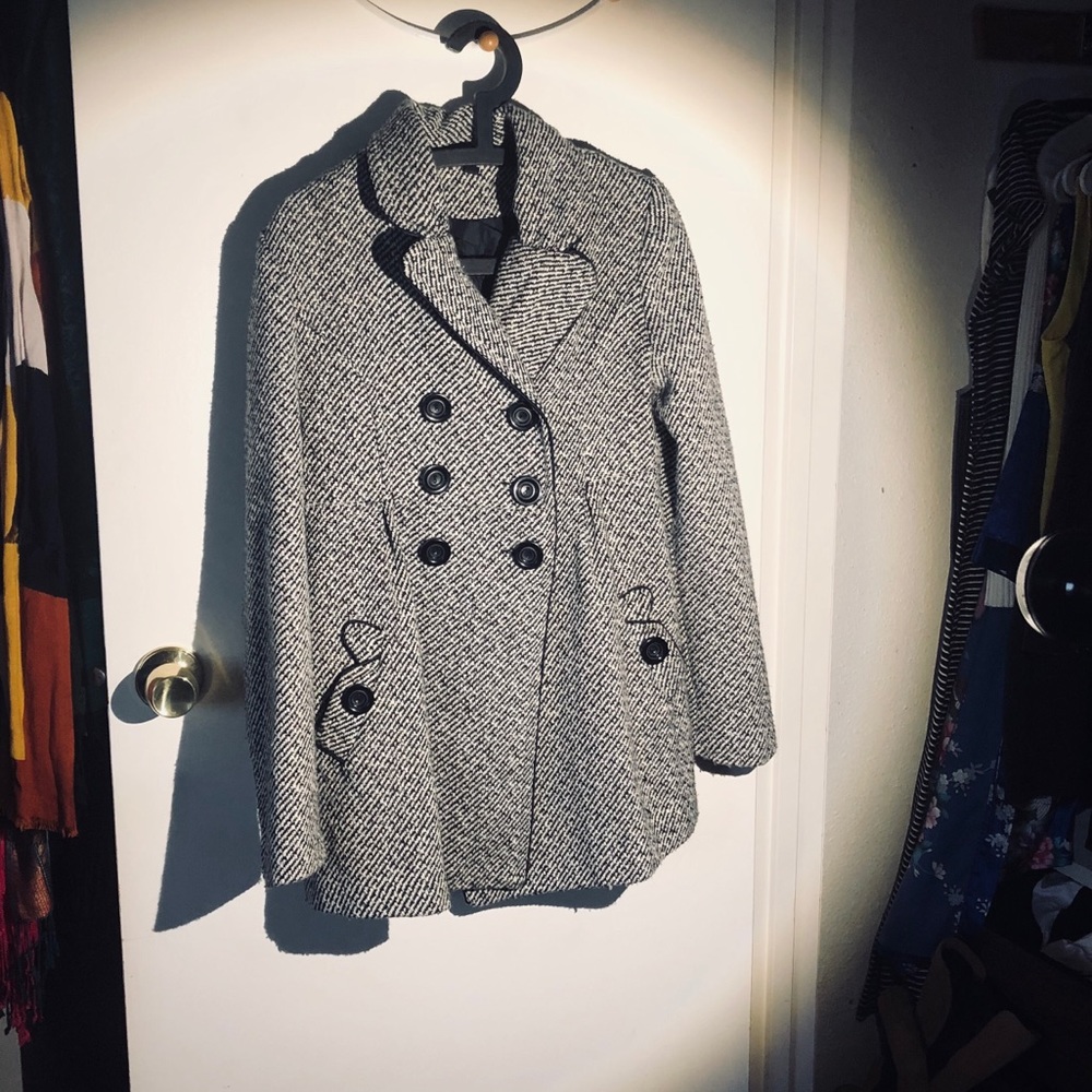 I.N. San Francisco double-breasted pea coat